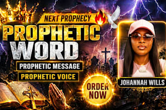 deliver word or voice of prophetic on your life and be your next prophecy