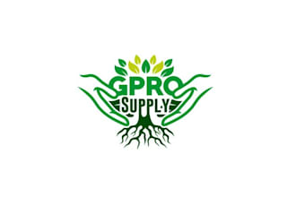 design high definition seed root organic logo