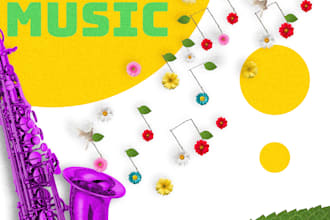 design unique poster and  banner with a creative touch
