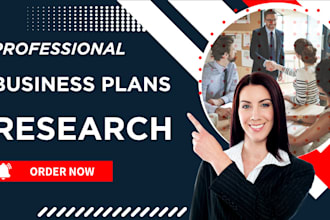 do powerful market research, customer analysis, business plan