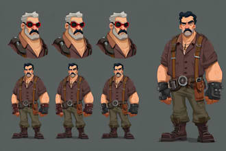 draw 2d games, characters and environments, fantasy