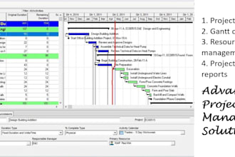prepare project plan on primavera p6