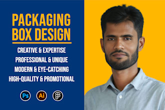 create custom box and packaging designs for food, parcels, and products