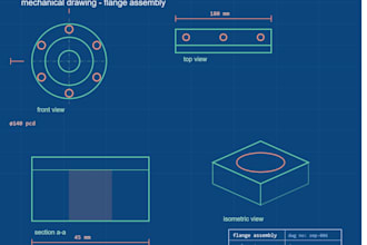 draft mechanical, piping, and electrical drawings in autocad