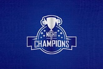 make elegant particular logo for night of champions