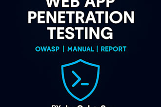perform owasp top 10 penetration testing for your web app