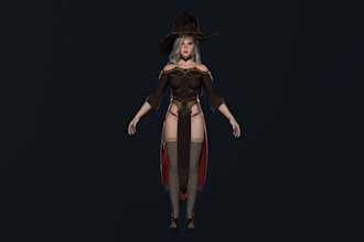 create 3d metahuman character modeling for game metahuman, daz3d, unreal engine