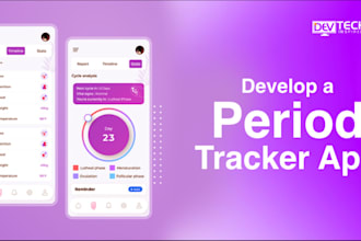 develop ai pregnancy test app, ovulation tracker app, period tracker app