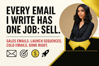 write high converting cold emails, sales emails, and email sequences