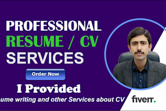 professionally type and upgrade your resume in urdu or english