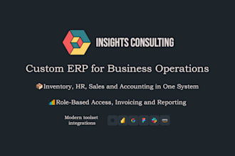develop a custom enterprise erp system for your business