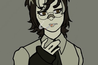 draw illustrations of your gacha character or oc