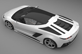 build quality 3d car model,lego,sport car,render, uv mapping,rig,unreal,unity