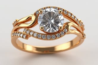design professional 3d jewelry models and renders for custom rings, necklaces
