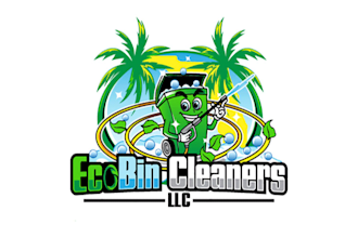 do an eco friendly professional logo for your bin cleaning service