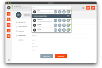 develop linphone based voip softphone for windows mac with auto dialer
