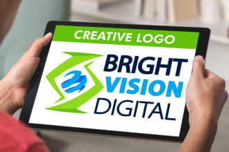 do unique, professional, and modern business logo design