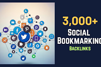 do 3000 social bookmarking backlinks