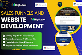 setup gohighlevel landing page, clickfunnels sales funnel, go high level expert