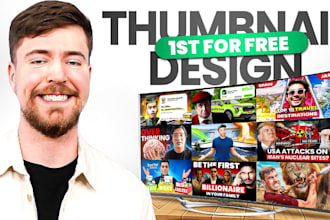 design professional thumbnail for you