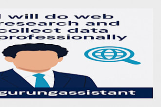 do web research and data collection