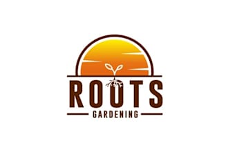 design best quality new gardening brand logo