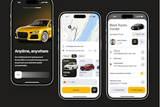 develop ride sharing, renting app, taxi booking app, uber app, taxi booking app