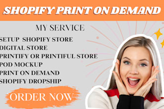 integrate printify or printiful into your shopify store professionally