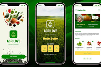 develop farmer marketplace app, agricultural app, livestock management app