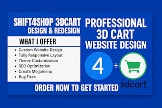 build custom 3d cart shopwired surecart ekm website design for ecommerce success