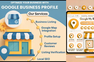 create a custom business profile optimize to google company profile setup