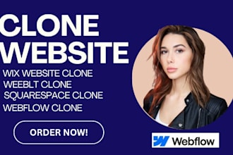 convert clone or transfer wix, weebly, webflow wordpress website