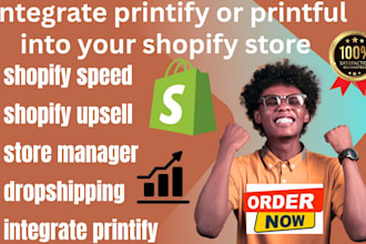 integrate printify or printful into your shopify store professionally