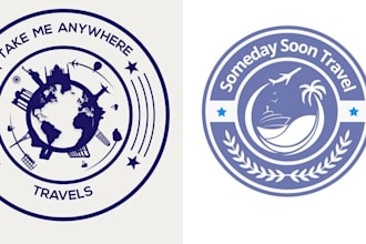 create logo for travel and hotels