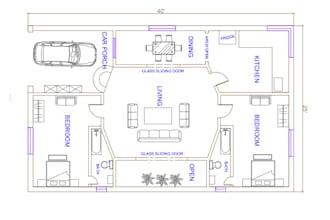 create an architectural floor plan