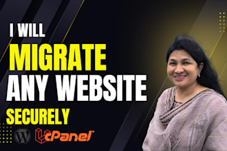 migrate, transfer or move your website to a new host or domain