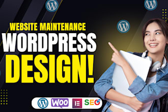 provide monthly wordpress maintenance, help, support, and update your web