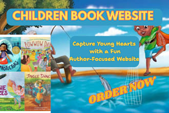design children book website author website ebook website children story website