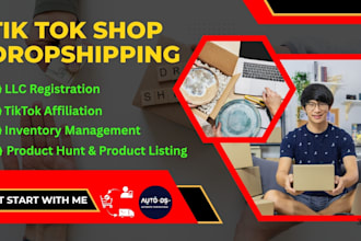 fix tiktok shop setup and manage tik tok shop dropshipping