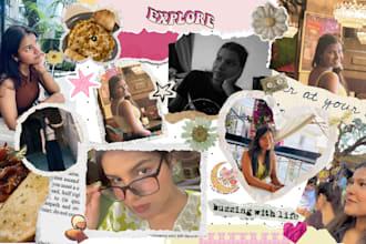 make aesthetic scrapbook style instagram stories