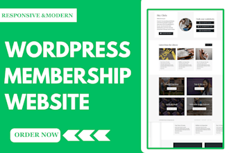 build a membership website and subscription system website