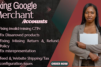 fix google merchant center suspension, gtin, policy issues