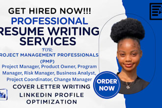 write project manager resume for pmp professionals, product owner, it program cv