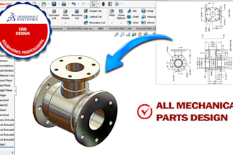 convert 2d drawings to 3d cad models, mechanical and sheet metal parts