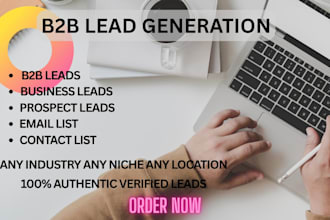 collect b2b leads, business leads to create prospect list