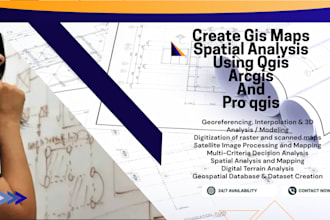 do gis mapping, spatial analysis in arcgis pro qgis