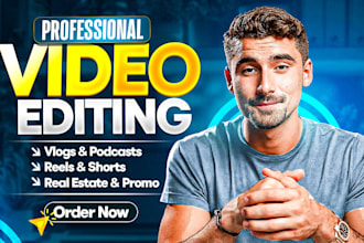 do professional video editing and post production in 24hours