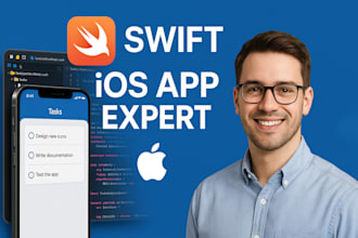 be building mobile app as swift ios iphone app developer for you