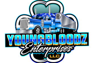 design a professional trucking, logistics and transport company logo