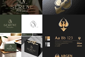design luxury vintage clothing crown jewelry logo